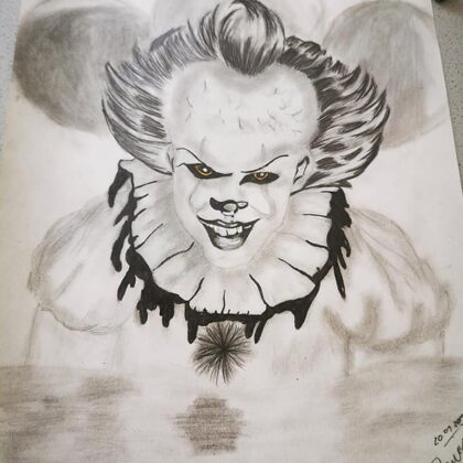 Pennywise Bleistiftzeichnung