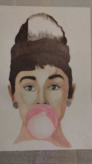 Audrey Hepbrun 40 h Arbeit