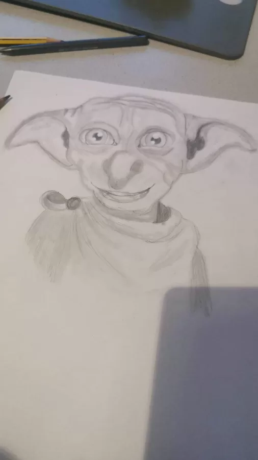 Dobby Bleistiftzeichnung