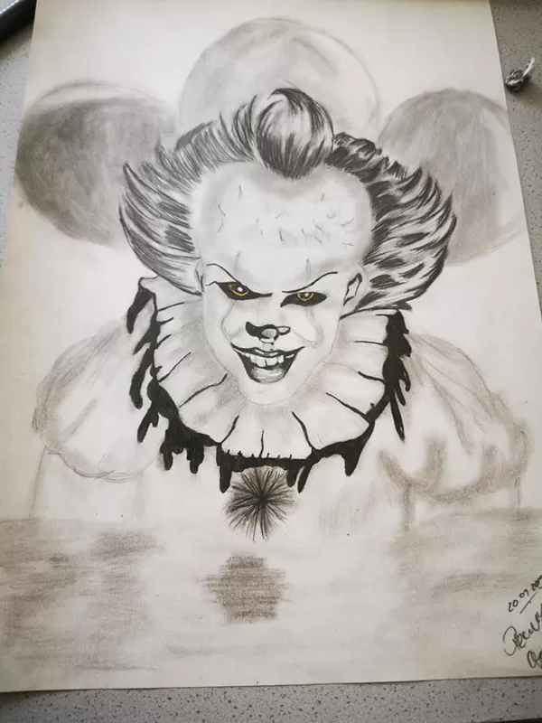 Pennywise Bleistiftzeichnung